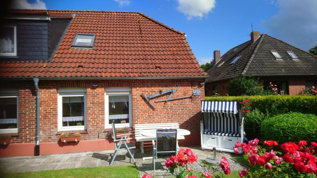 Ferienwohnung Alte Schmiede Schillig Bagian luar foto